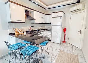 Furnished 1+1 Apartment in Alanya Center