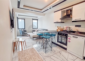 Furnished 1+1 Apartment in Alanya Center