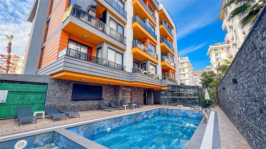 1+1 Apartment in Alanya Center
