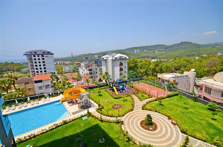 Furnished 1+1 Apartment in Avsallar, Alanya | Resort Complex