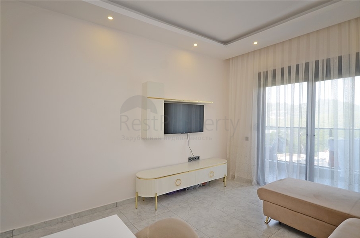 Furnished 1+1 Apartment in Avsallar, Alanya | Resort Complex