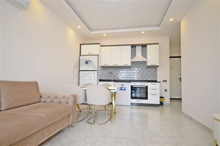 Furnished 1+1 Apartment in Avsallar, Alanya | Resort Complex