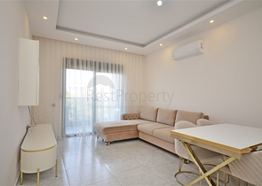 Furnished 1+1 Apartment in Avsallar, Alanya | Resort Complex