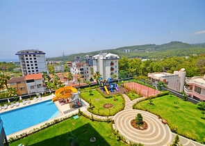 Furnished 1+1 Apartment in Avsallar, Alanya | Resort Complex