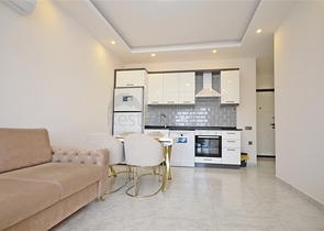 Furnished 1+1 Apartment in Avsallar, Alanya | Resort Complex