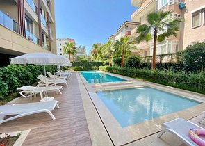 Furnished 1+1 Apartment in Alanya Center 