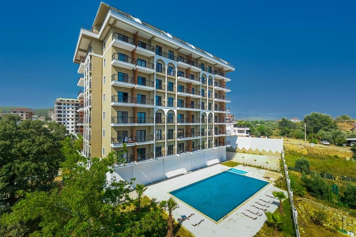 Furnished 1+1 Apartment in Avsallar, Alanya