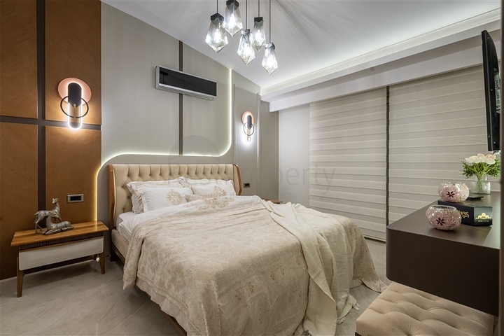 Furnished 3+1 Penthouse in Oba, Alanya | Spa Complex