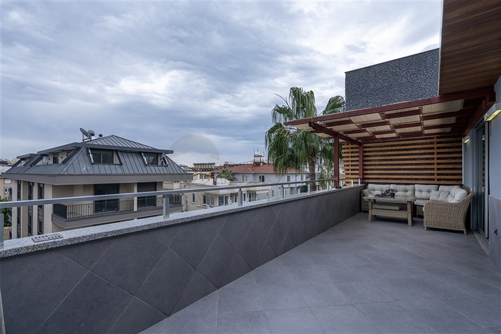 Furnished 3+1 Penthouse in Oba, Alanya | Spa Complex