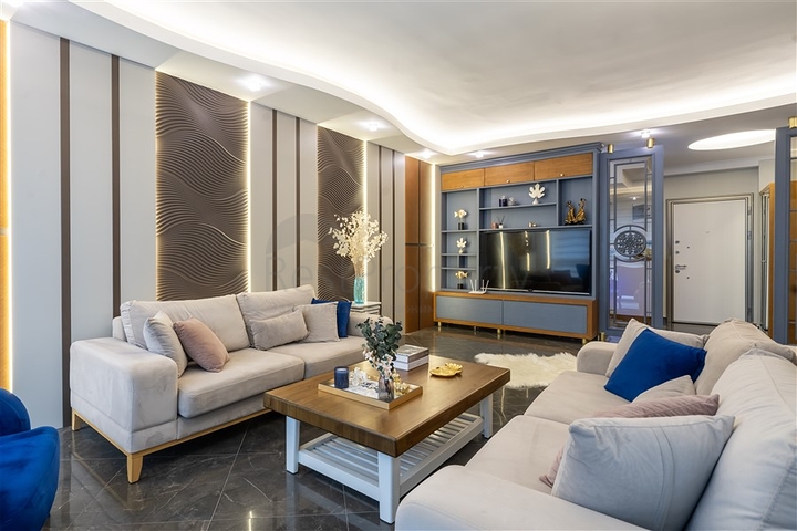 Furnished 3+1 Penthouse in Oba, Alanya | Spa Complex