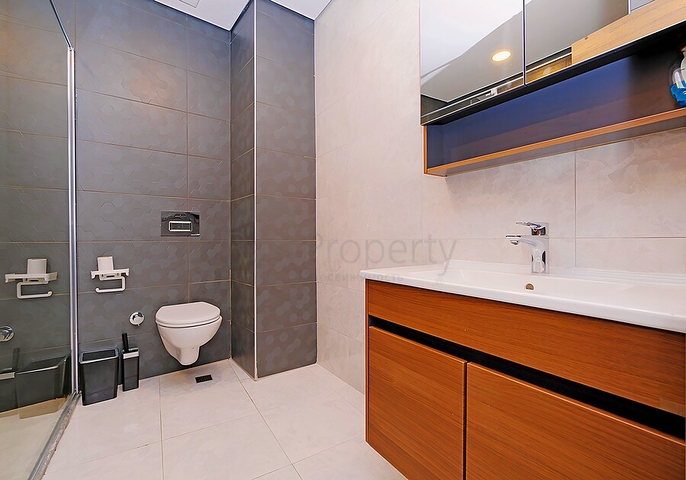 1+1 Furnished Apartment in Mahmutlar, Alanya with Resort Facilities