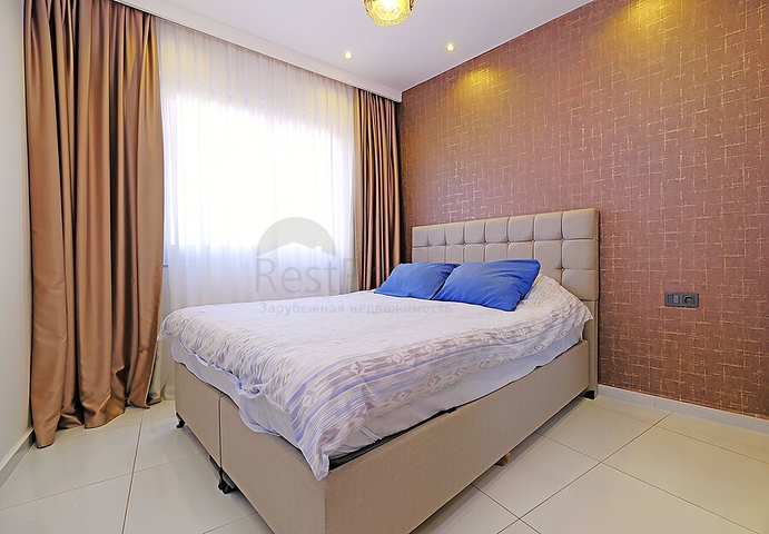 1+1 Furnished Apartment in Mahmutlar, Alanya with Resort Facilities