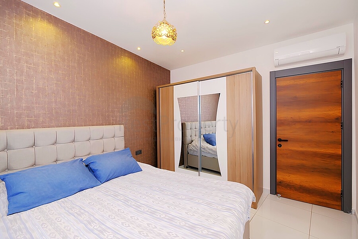 1+1 Furnished Apartment in Mahmutlar, Alanya with Resort Facilities