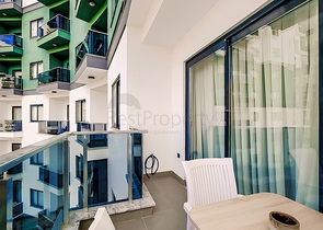 1+1 Furnished Apartment in Mahmutlar, Alanya with Resort Facilities