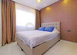 1+1 Furnished Apartment in Mahmutlar, Alanya with Resort Facilities