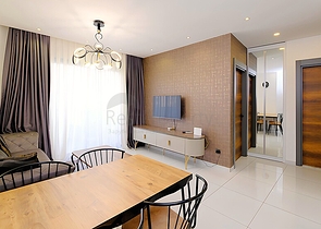 1+1 Furnished Apartment in Mahmutlar, Alanya with Resort Facilities