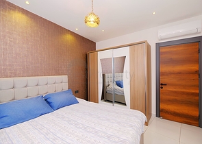 1+1 Furnished Apartment in Mahmutlar, Alanya with Resort Facilities