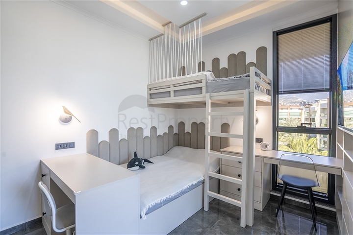 3+1 Family Apartment in Oba, Alanya