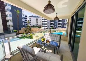 Cozy furnished 2+1 apartment in Oba district